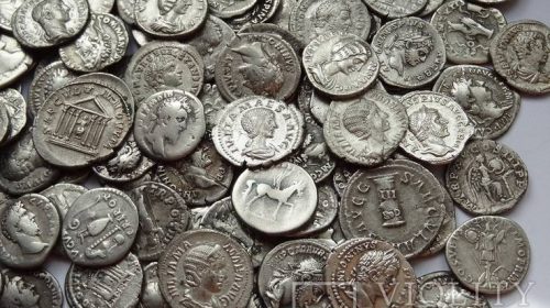 Коллекция римских монет, 150 штук