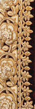 Королевский кафтан магараджи из индийской Басры, 19 век