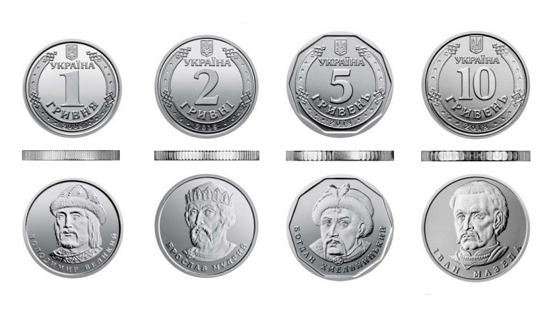 1, 2, 5 и 10 гривен станут лишь монетами. НБУ показал новые деньги
