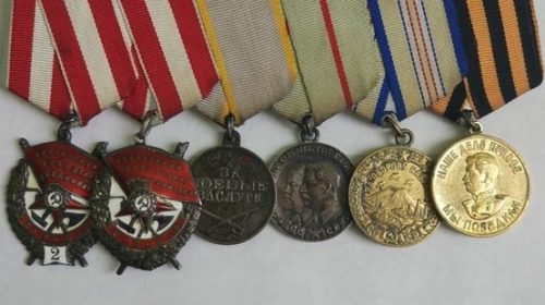 Комплект наград подполковника, разведчика. КЗ1+КЗ2+ОВ+польские награды. С документами