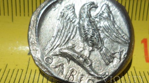 статер монета ольвии (серебро)