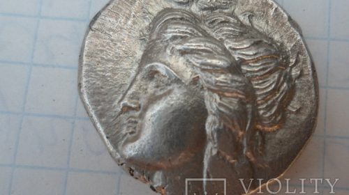 статер монета ольвии (серебро)