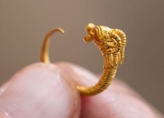 В Иерусалиме возле Храмовой горы нашли древнегреческую золотую серьгу