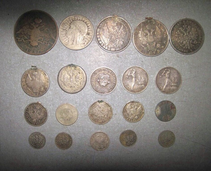 20 старинных монет 1817-1940 года чеканки