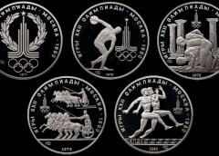 Платиновые монеты СССР: от "Олимпиады - 80" до открытия "Русской Америки"