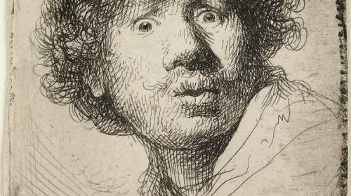 SELF-PORTRAIT IN A CAP, OPEN-MOUTHED 1630, Rembrandt