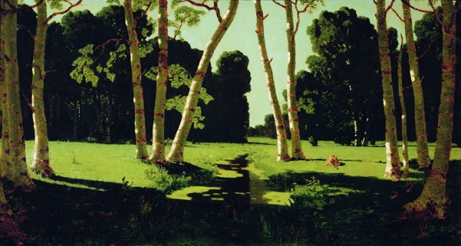 Архип Куинджи (1842-1910) "Березовая роща", 1879