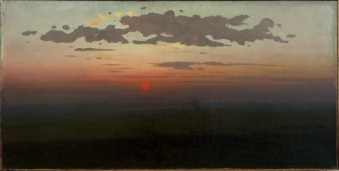Архип Куинджи (1842-1910) "Закат в степи", 1900