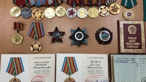 Комплект наград генерал-лейтенанта на Шевцова Виктора Афанасьевича