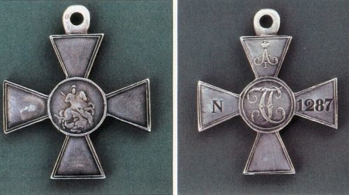 Георгиевский крест 1839 года для прусских ветеранов-союзников в борьбе с Наполеоном