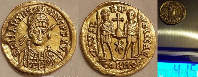 Римский солид, Антемий, 467-472 г.г.