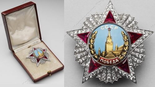 Орден "Победа" №X в футляре Иосифа Сталина, 1944