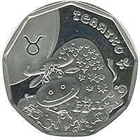 Серебряная монета "Телятко" номиналом 2 гривны