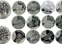 Серебряные монеты Украины номиналом 2 гривны - серия "Детский зодиак"
