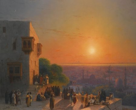 пейзажи Египта и сценки из каирской жизни Ивана Айвазовского (1869-1871)
