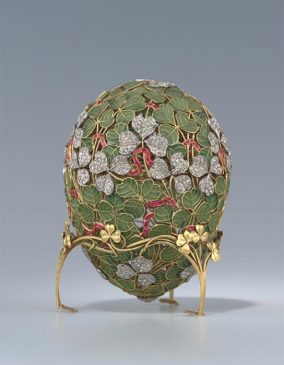 1902 год - яйцо пасхальное «Клевер»