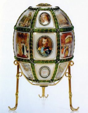 1911 год - пасхальное яйцо «Пятнадцатилетие царствования»