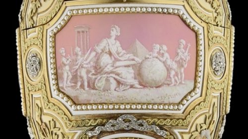1914 год - императорское яйцо «Екатерина Великая» (Розовые камеи)