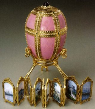 1890 год - пасхальное яйцо «Датские дворцы»