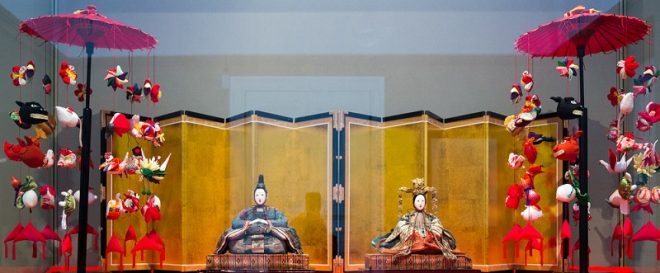 Куклы дайри-бина: император и императрица Японии