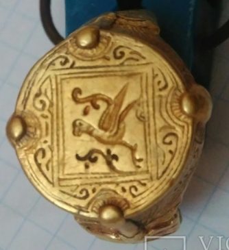 Перстень Киевская Русь 12-13 век Райская Птица