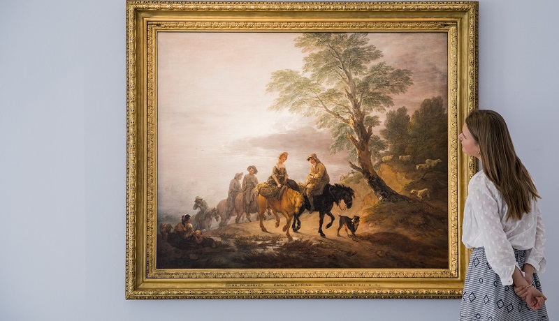 Британские власти запретили вывозить из страны картину Гейнсборо «Поездка на рынок»