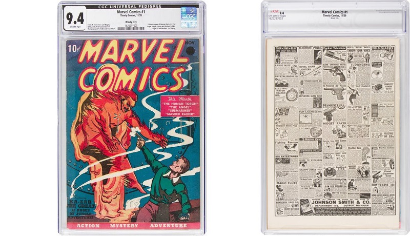 Самый первый комикс Marvel продали за $1,26 млн