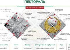 НБУ выпустил памятные монеты из серебра номиналом 10 гривен «Пектораль»