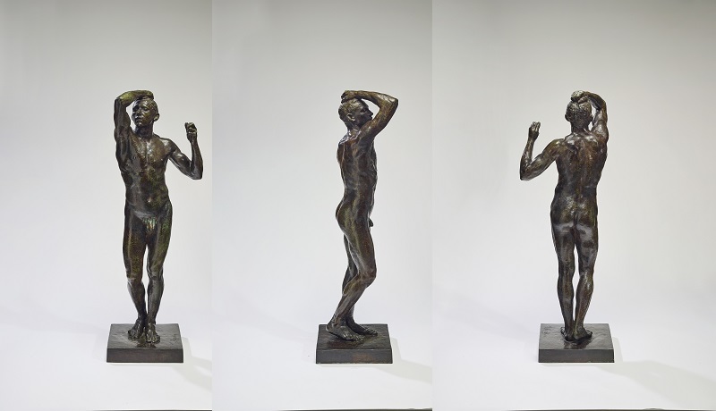 Скульптура Огюста Родена "Бронзовый век" (L'Âge d'airain)