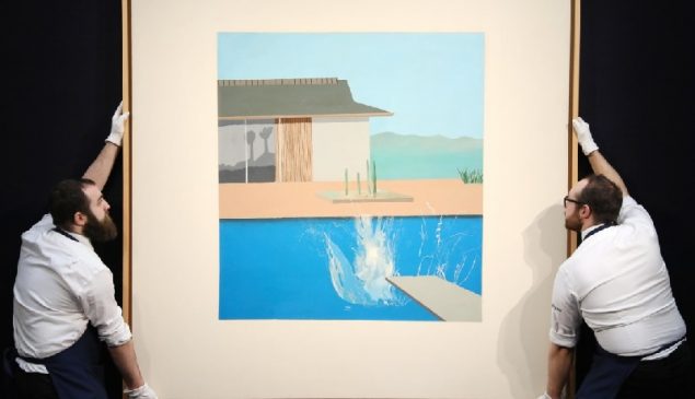 Картину «Всплеск» Дэвида Хокни продали за 23,1 млн фунтов стерлингов