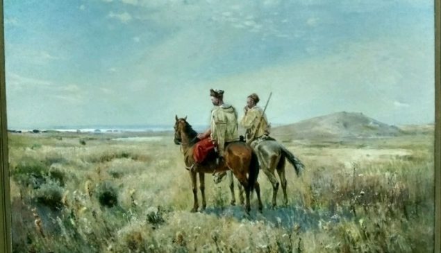 «Козаки в степи», 1900-е годы, Сергей Васильковский