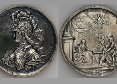 Серебряная медаль в память коронации императрицы Екатерины II, 1767 год
