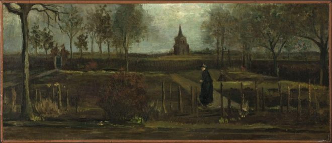 Винсент Ван Гог "Весенний сад, пасторский сад в Нюэнен весной", 1884