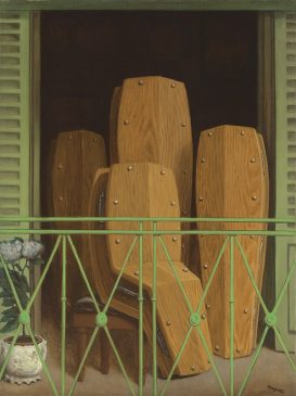 Рене Магритт "Перспектива: балкон Мане" (Perspective: Le balcon de Manet)