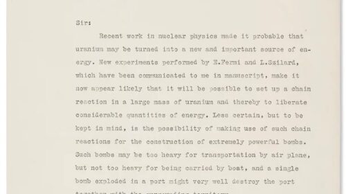 Лист Ейнштейна про ядерну програму нацистів продали за $4 млн